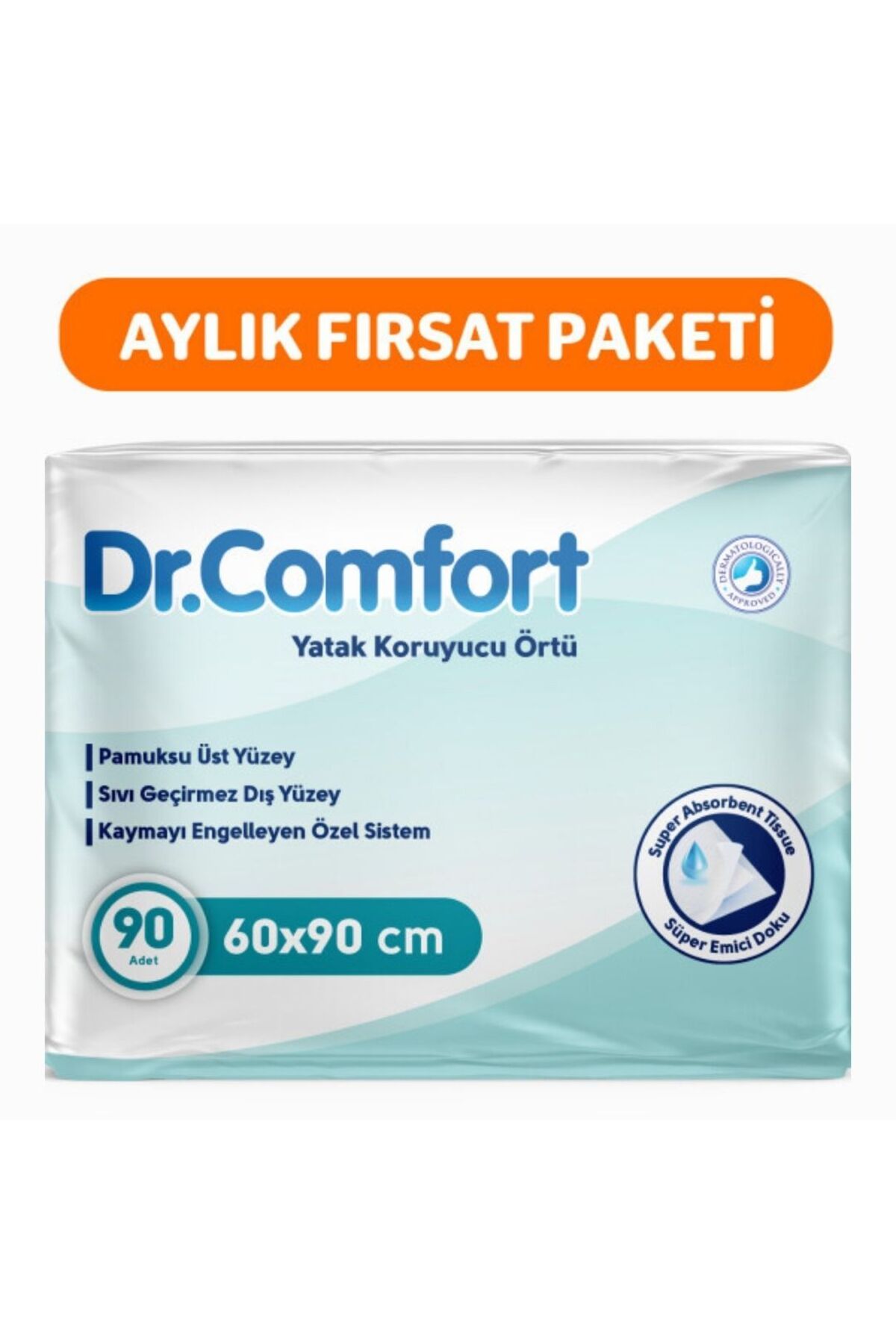 Dr.Comfort Dr Comfort 60x90 Yatak Koruyucu Örtü 90 Adet