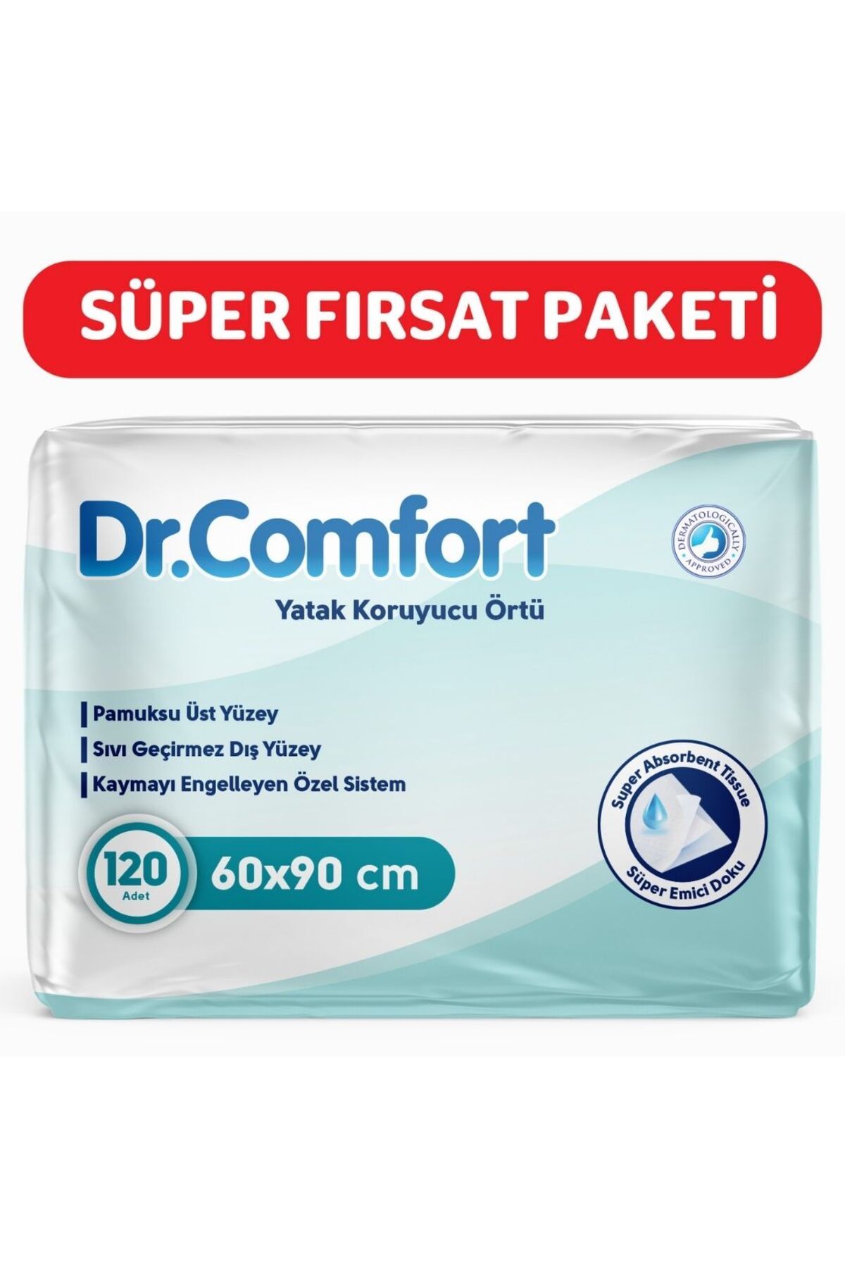 Dr.Comfort Dr Comfort 60x90 Yatak Koruyucu Örtü 120 Adet