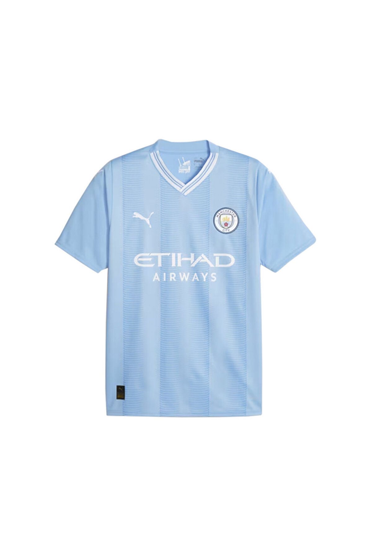 Puma Mcfc Home Jersey Erkek Futbol Manchester City Forması 77043801 Mavi