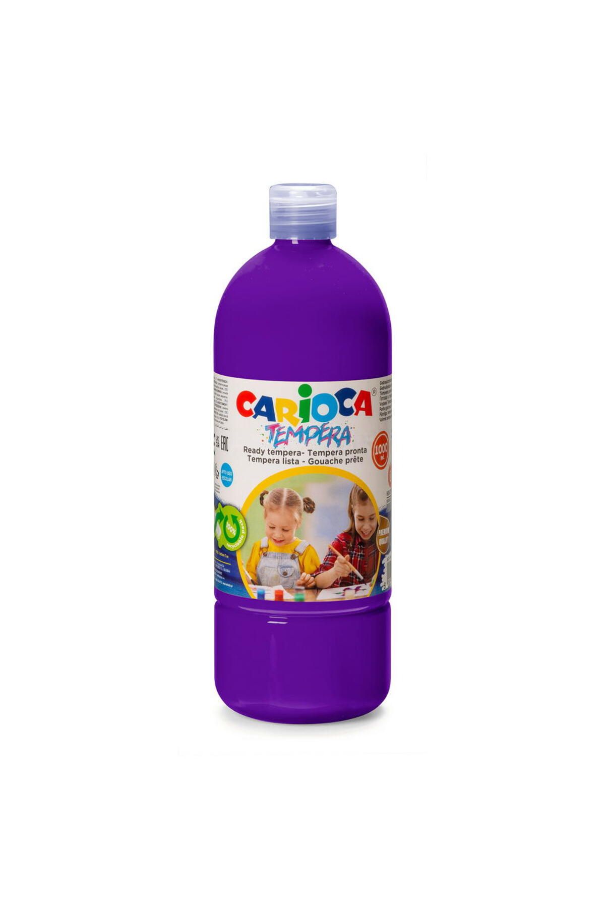 Carioca CARİOCA TEMPERA SULUBOYA SÜPER YIKANABİLİR MOR 1000 ML.