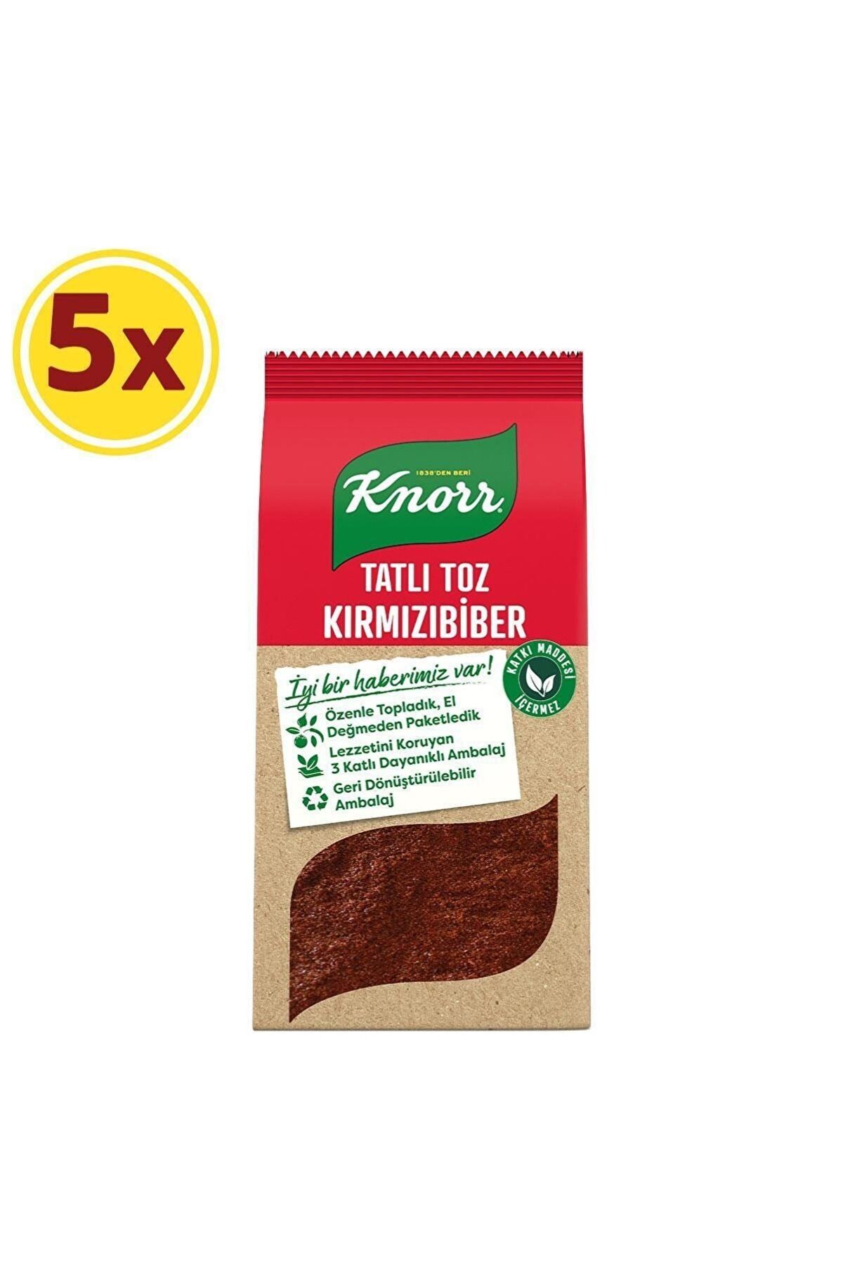 Knorr Baharat Serisi Toz Kırmızıbiber Tatlı 65 gr X 5 Adet