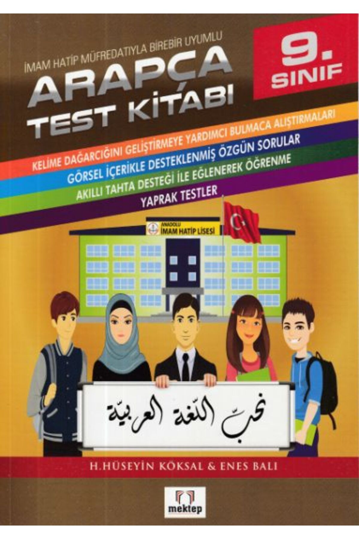 Mektep Yayınları 9.Sınıf Arapça Test Kitabı İmam Hatip Müfredatıyla Birebir Uyumlu