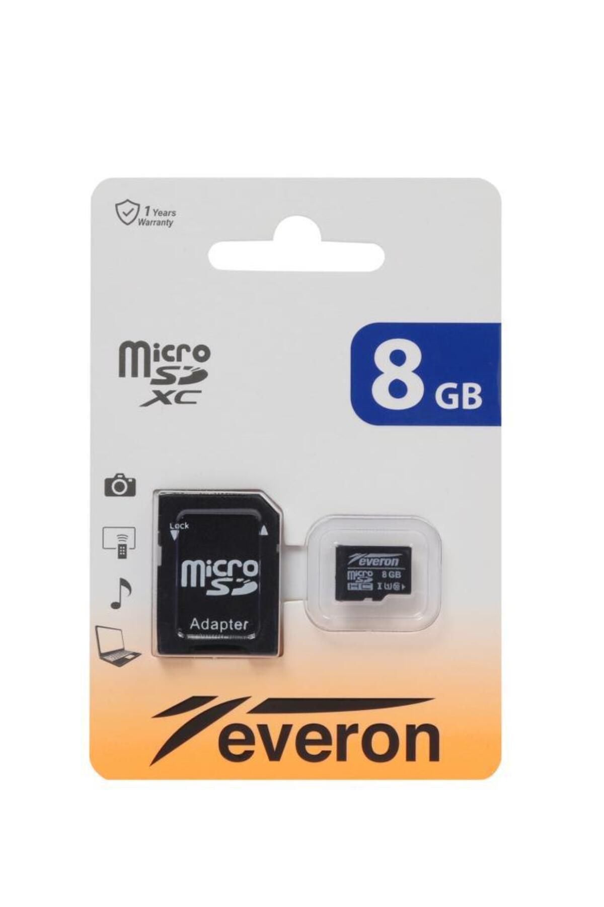 Everon 8gb Micro Sd Hafıza Kartı Adaptörlü
