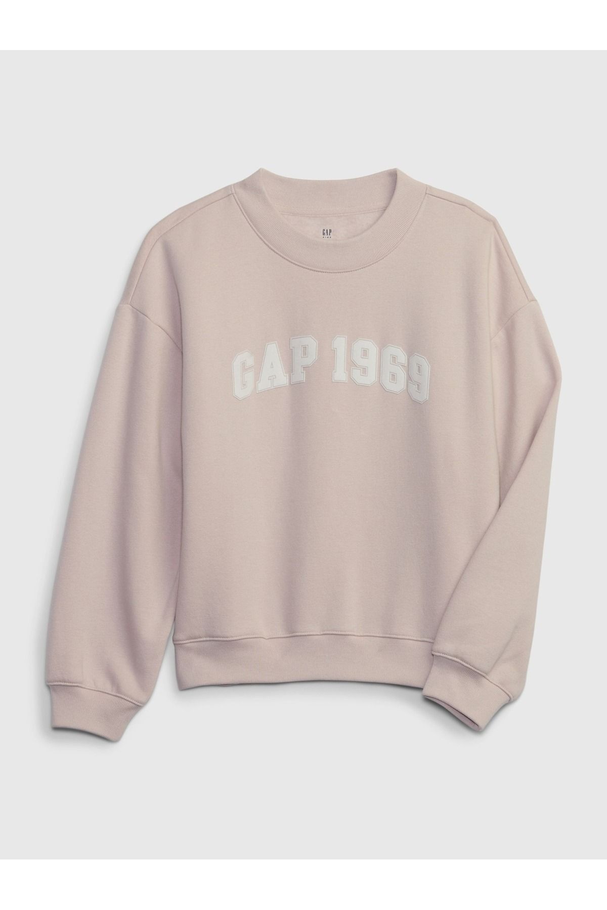 GAP Kız Çocuk Pembe Gap Logo Sweatshirt