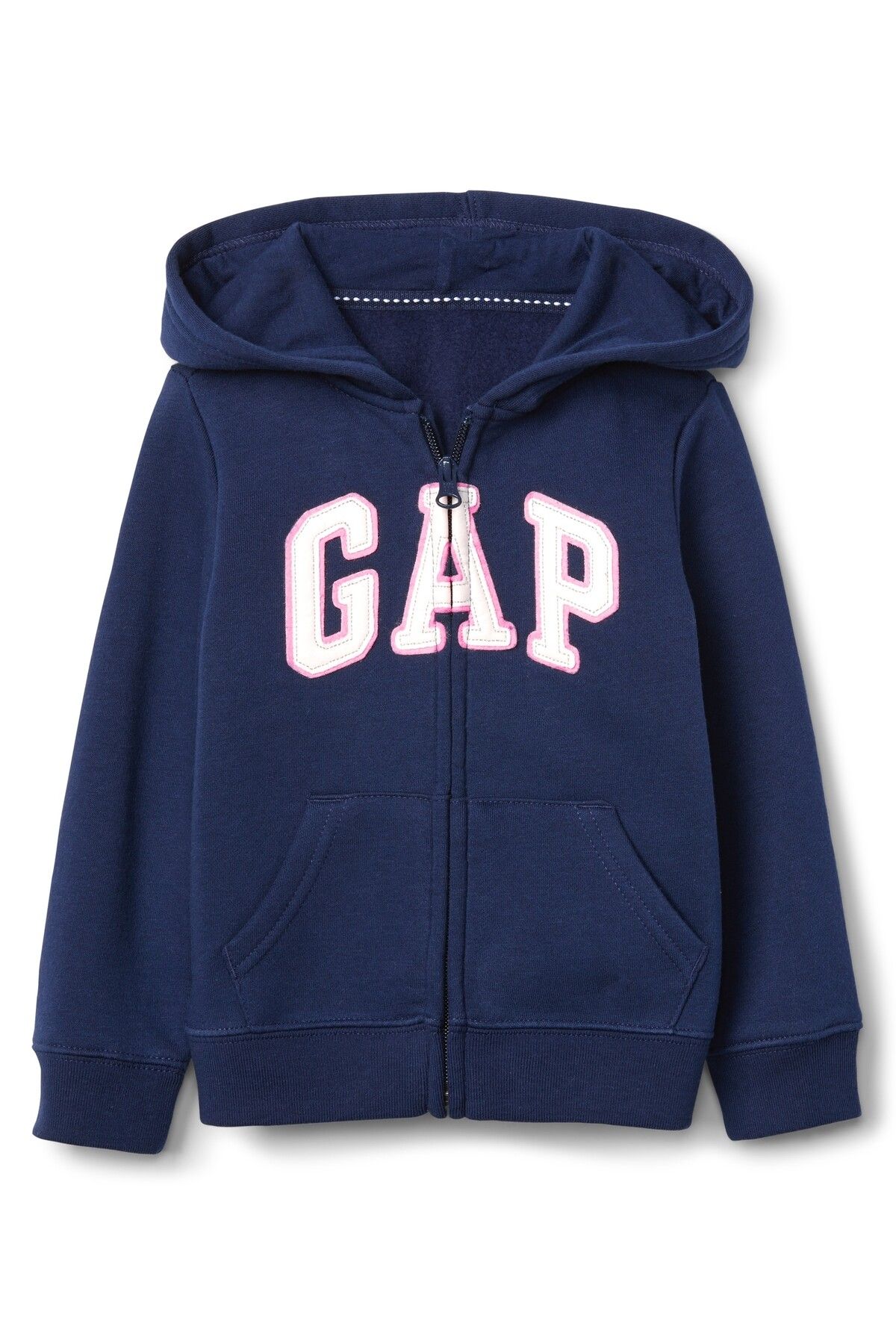 GAP Kız Bebek lacivert Gap Logo Kapüşonlu Fleece Sweatshirt