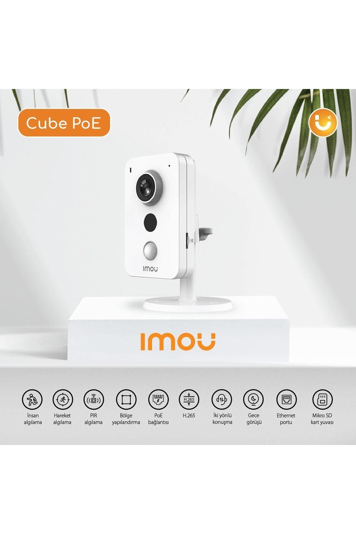 Imou Cube İç Ortam Akıllı WiFi Kamera/2MP-Gece Görüşü-Hareket ve PIR Algılama-İki Yönlü Konuşma-SD K