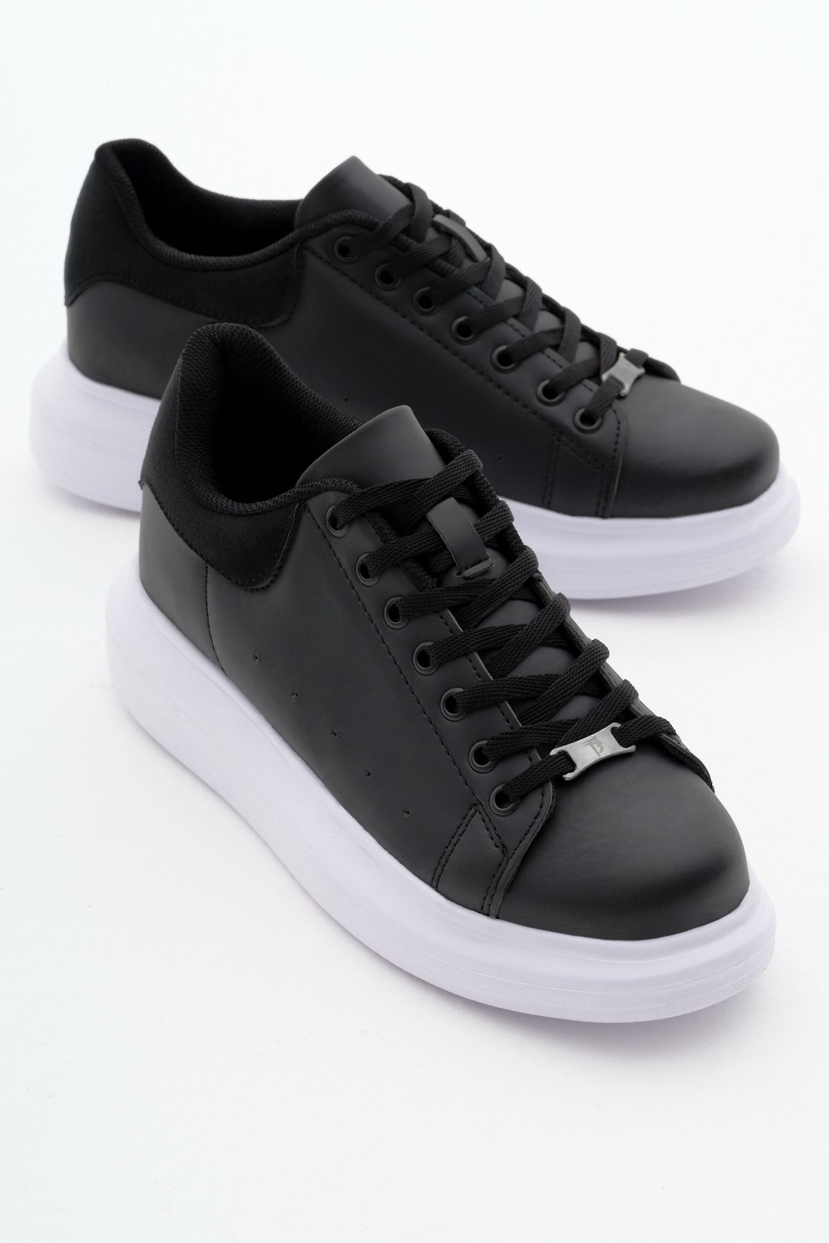 Tonny Black Unisex Siyah Beyaz Spor Ayakkabı V2alx