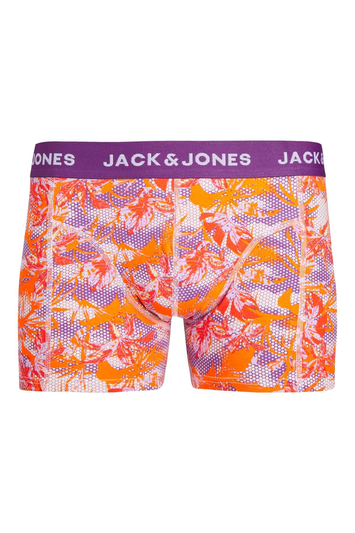 Jack & Jones Jack Jones Jcotypo Tee Ss Crew Neck Fst Erkek Mor Deniz Şortu 12253578-19