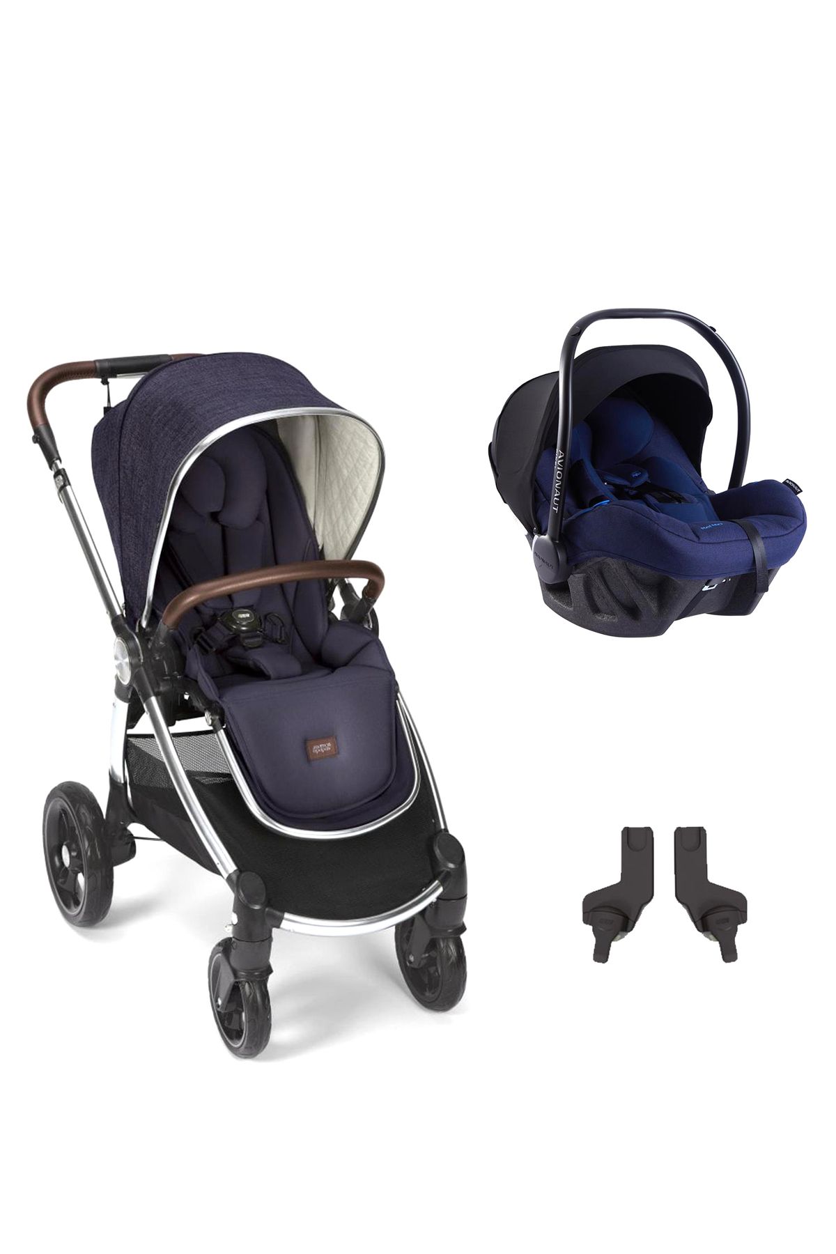 Mamas Papas Ocarro Pixel Pro Dark Navy Seyahat Sistem Bebek Arabası