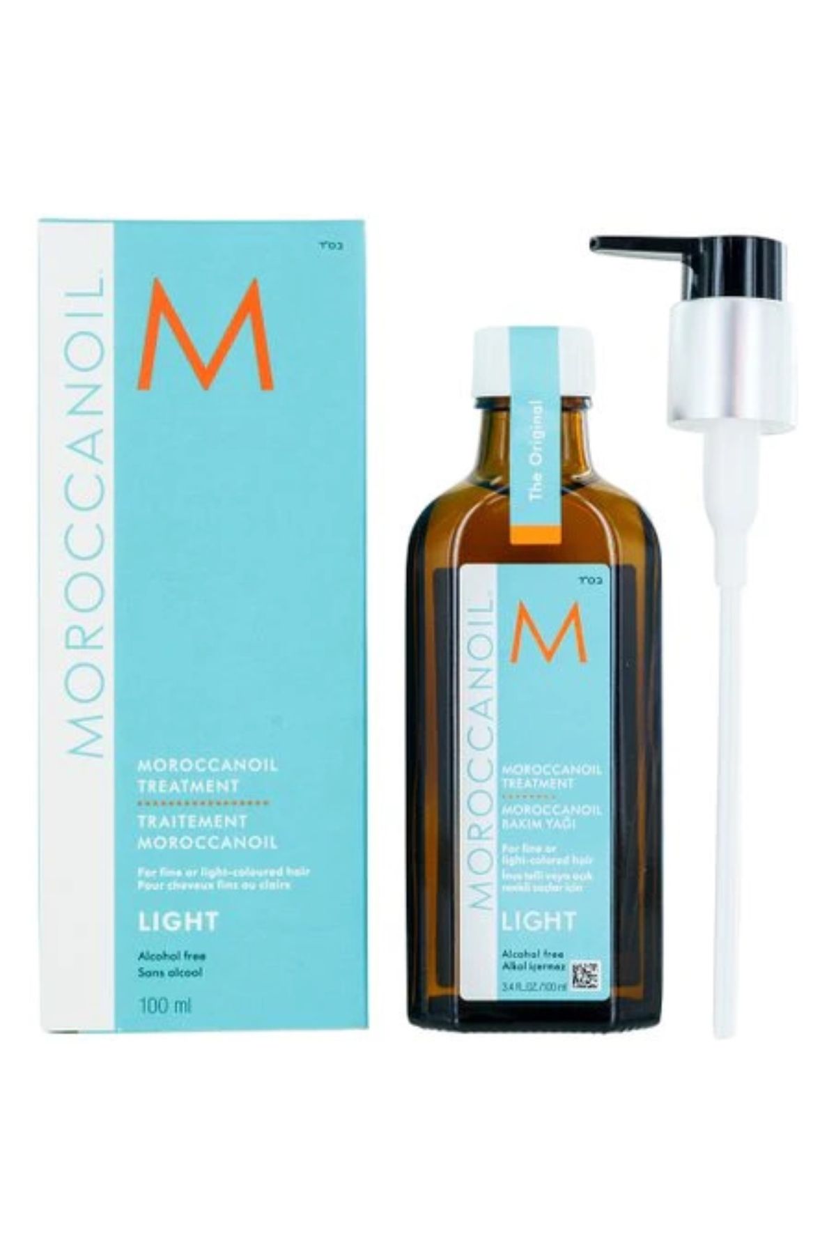 Moroccanoil Light Treatment İnce Telli Sarı Saçlar için Çok Yönlü Besleyici Bakım Yağı 100 ml CYT65