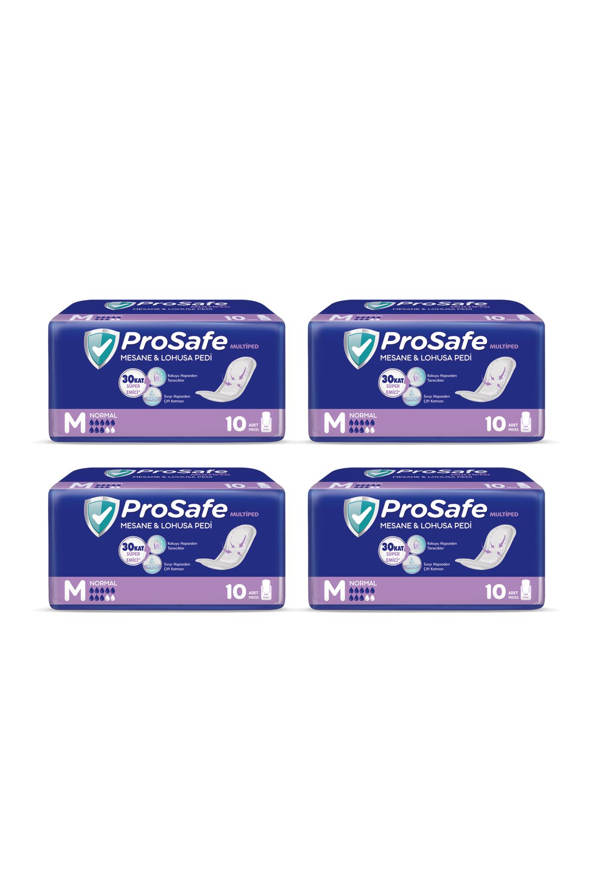 PROSAFE Multiped Lohusa & Mesane Pedi Normal 10 lu x 4 Adet