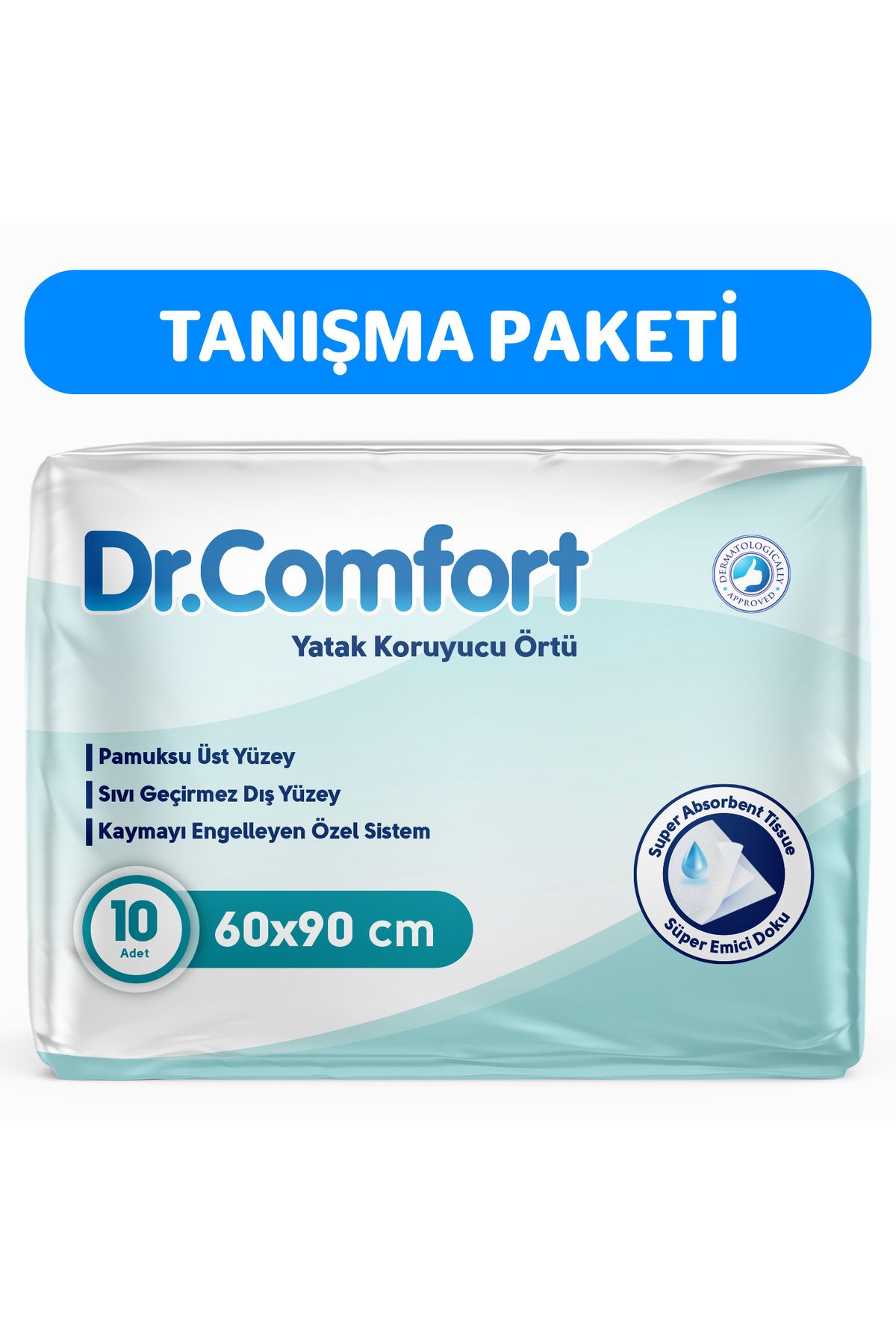 Dr.Comfort Dr Comfort 60x90 Yatak Koruyucu Örtü 10 Adet