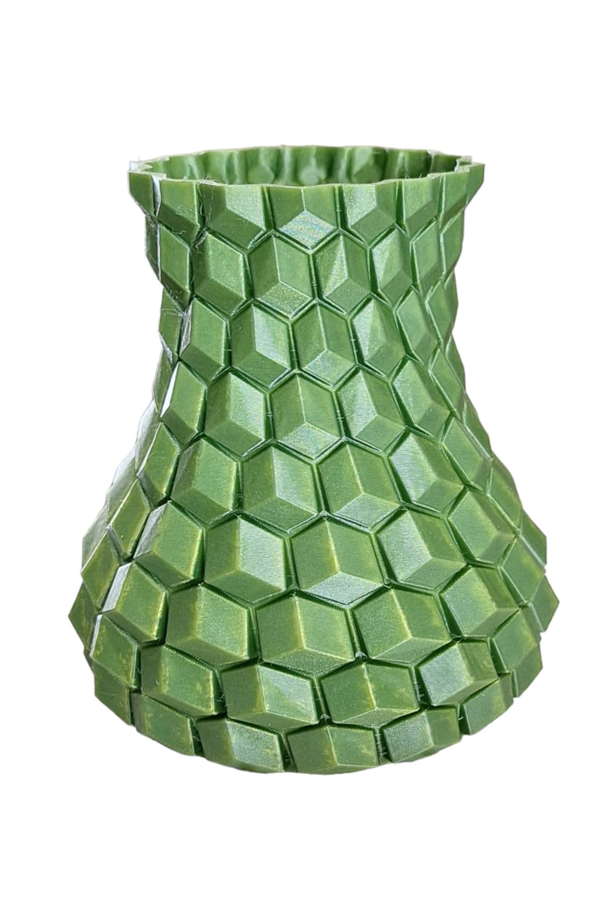 FeritSo Geometrik Desenli Vazo