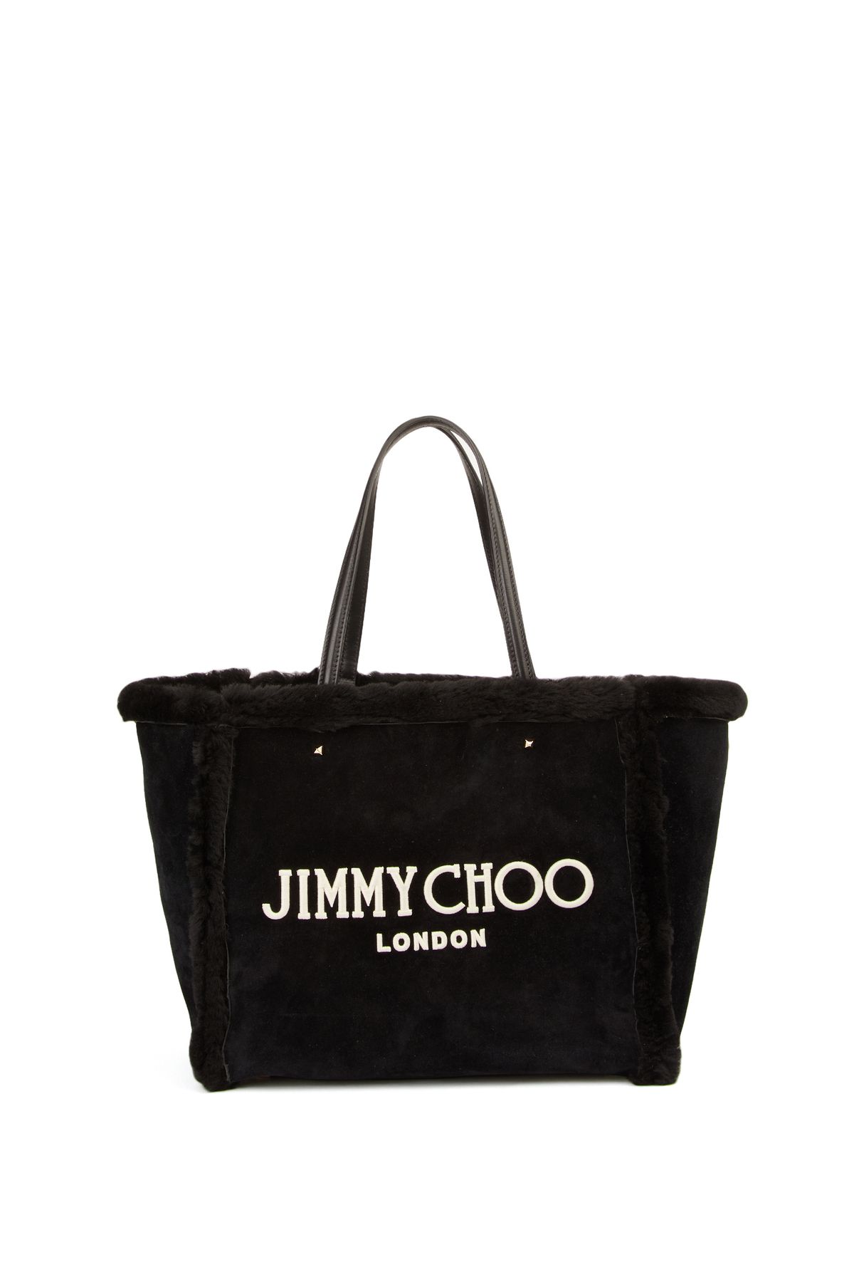 Jimmy Choo Varenne Siyah Kadın Deri Alışveriş Çantası