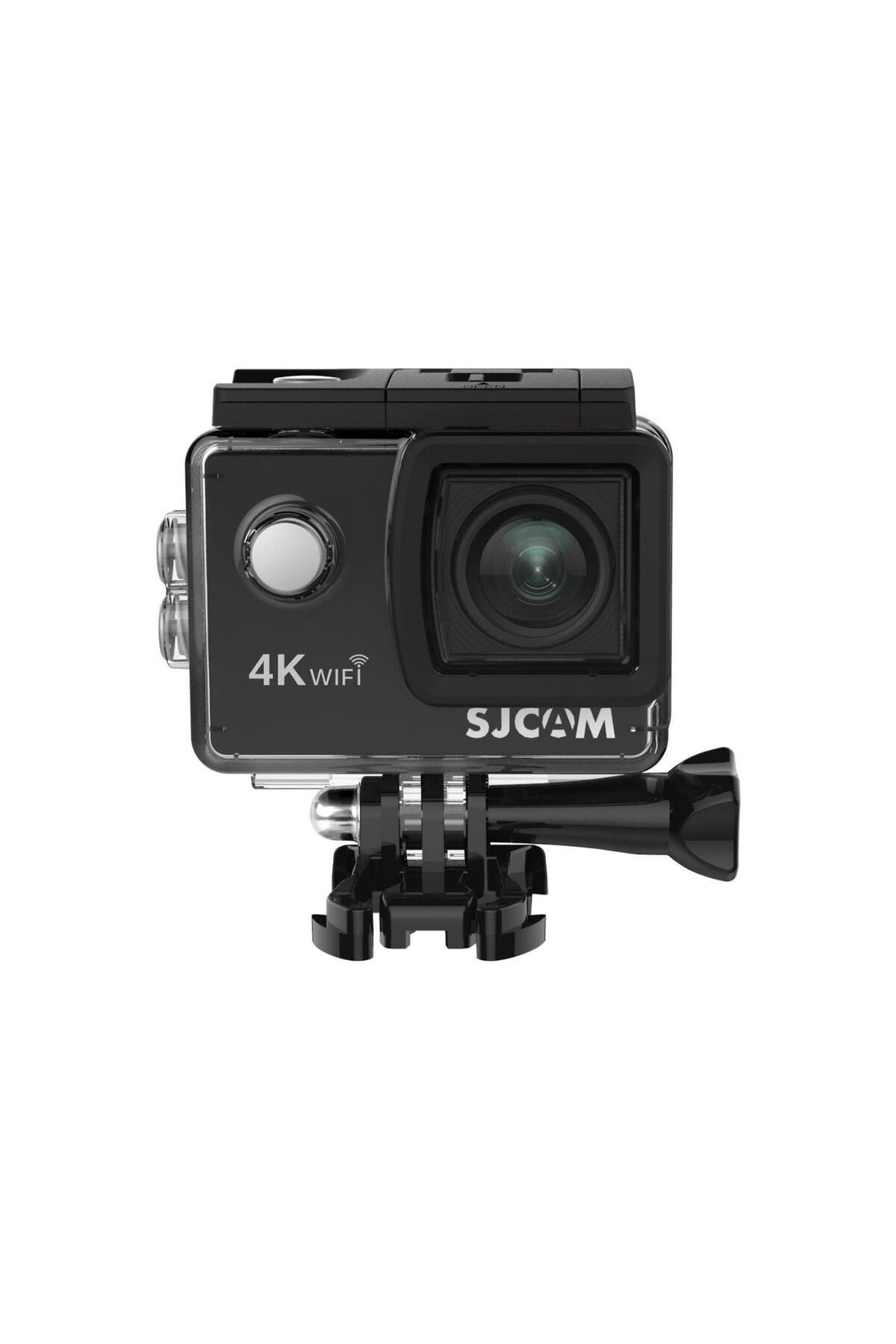 SJCAM Sj4000 Air Wifi 4k Uhd 16mp 135° 2” H.264 900mah 30 Metre Su Geçirmez Kılıflı Aksiyon Kamerası Siyah