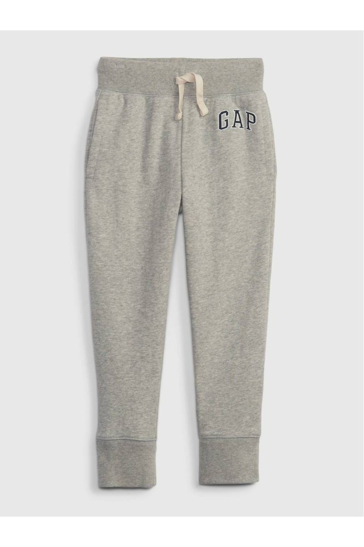 GAP Erkek Çocuk Gri Gap Logo Pull-on Havlu Kumaş Jogger Eşofman Altı