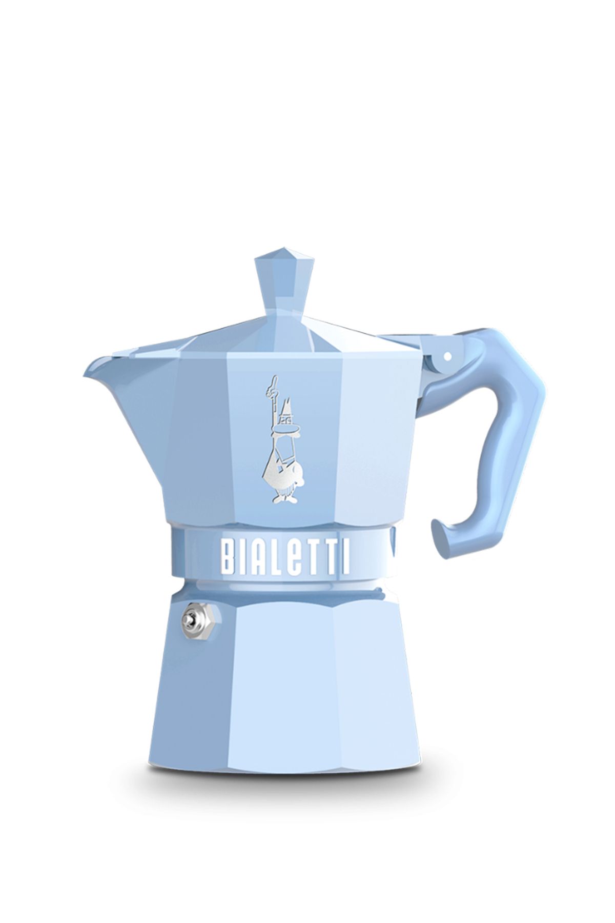 Bialetti Express Exclusive Mavi Metal 3 Cup Moka Pot