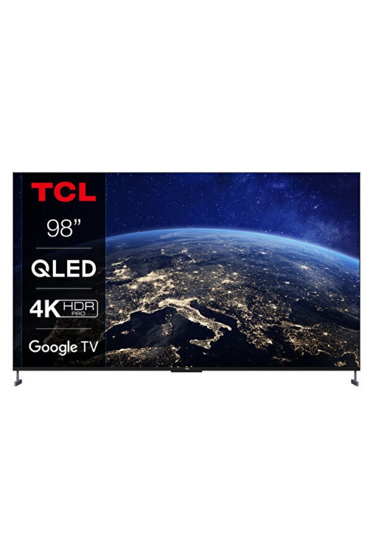 TCL 98C735 98" 248 Ekran Uydu Alıcılı 4K Ultra HD Google Smart QLED TV
