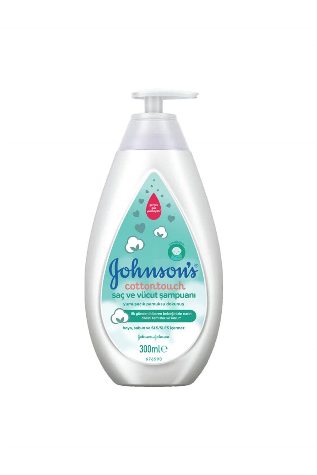 Johnson's Baby Johnson's Baby Cotton Touch Saç Ve Vücut Şampuanı 300ml