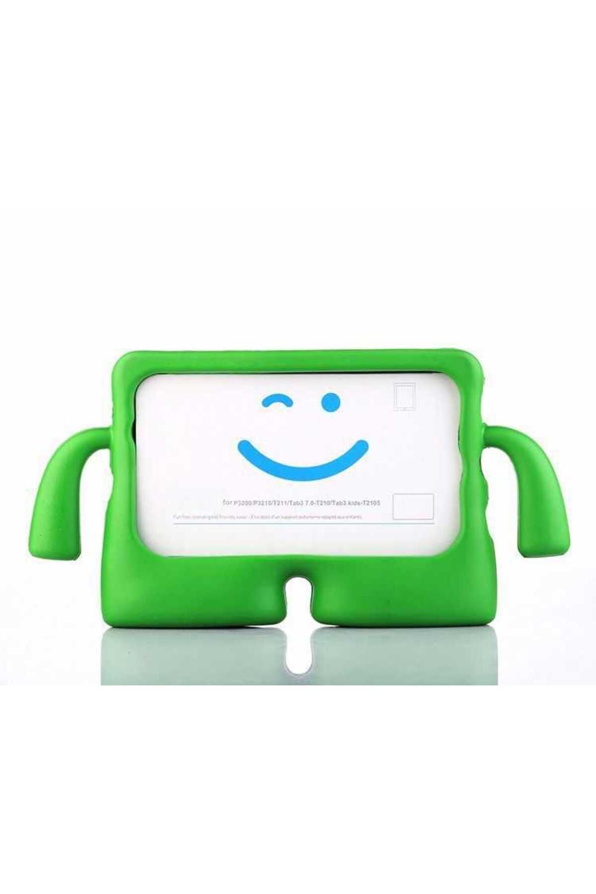 Zore Galaxy Tab A7 Lite T225  BALTAZAR iBuy Standlı Tablet Kılıf-Yeşil
