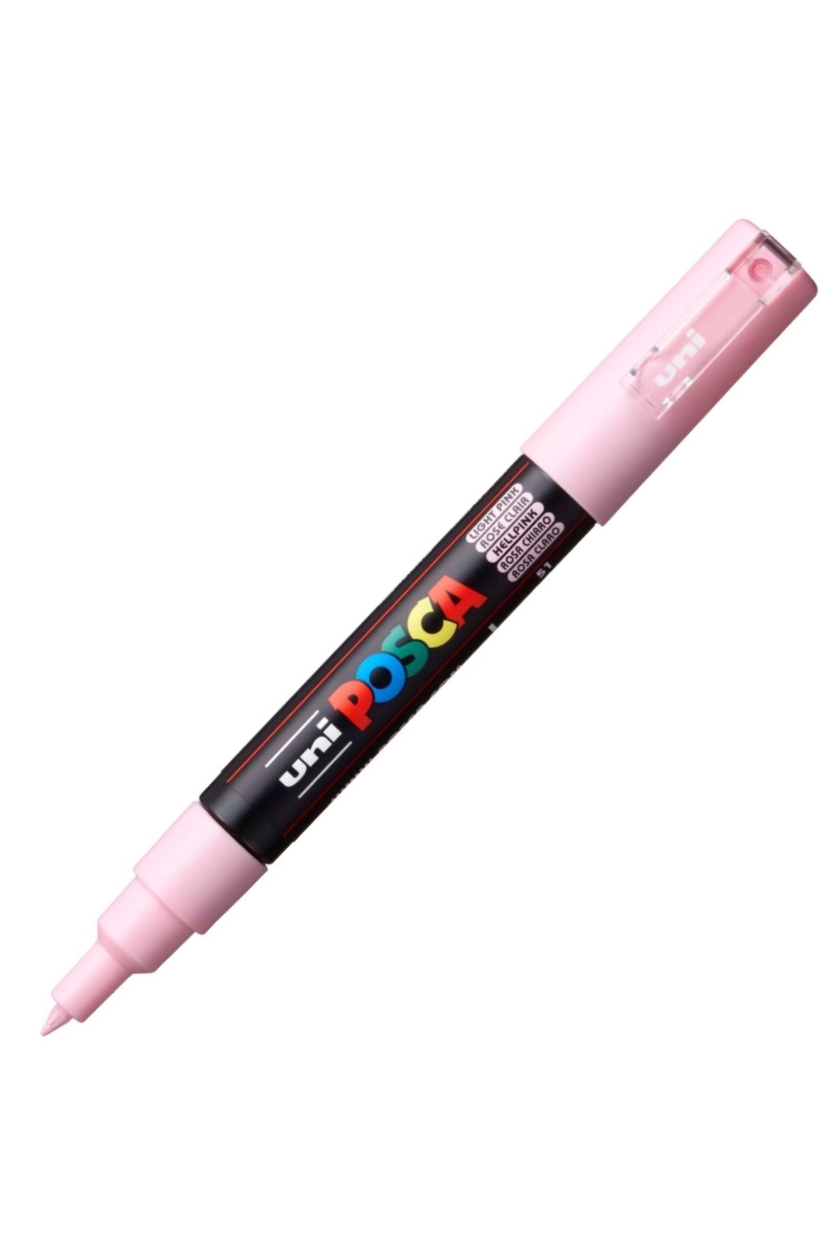 Uni Posca Marker Kalem Pc-1m (0.7mm) Yeni Renk Light Pink - Açık Pembe