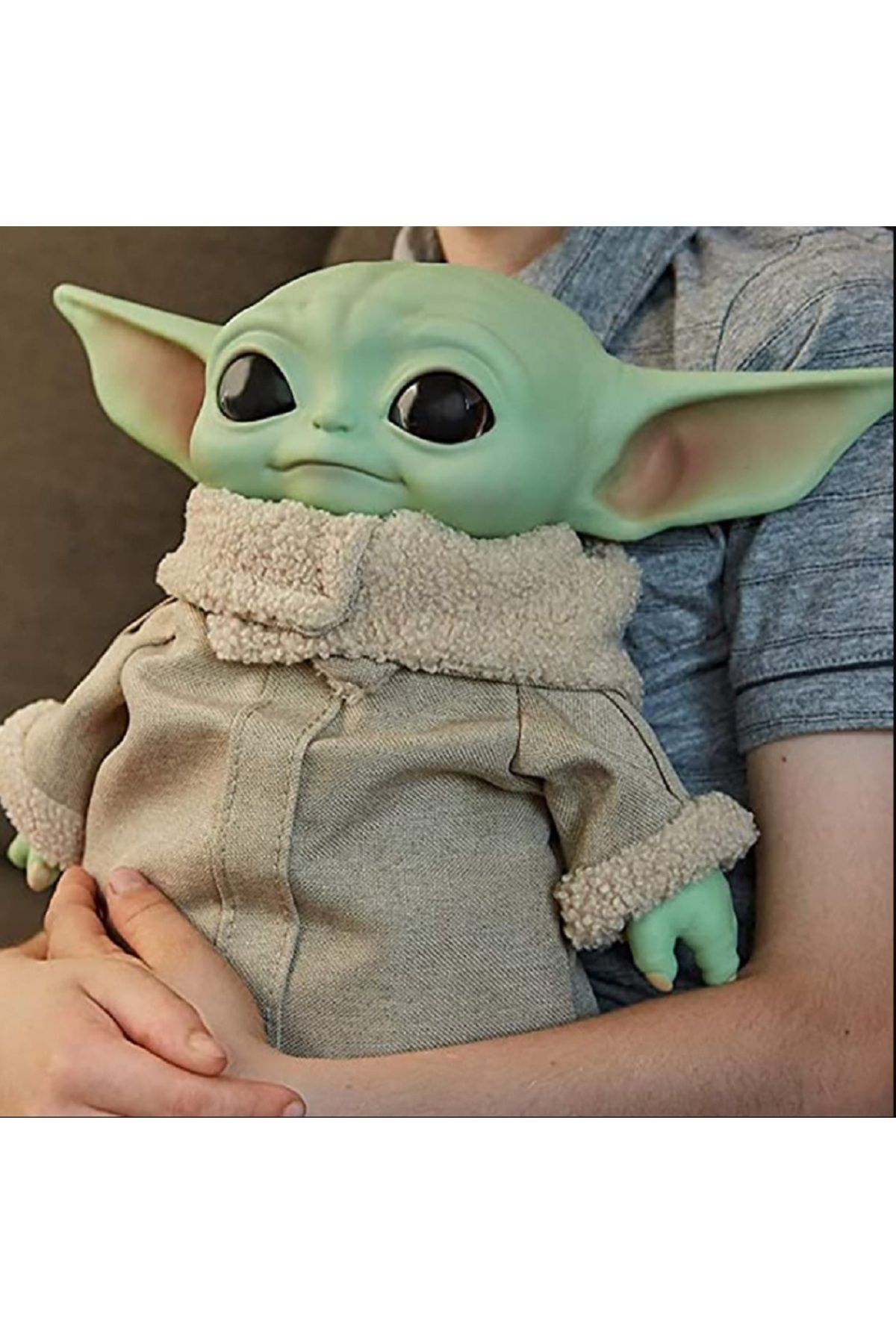 hediyeconcepti 28cm Pvc Figure Şekil Grogu Peluş Aksiyon Figürü Oyuncakları Baby Bebek Star Wars Mandalorian Anime