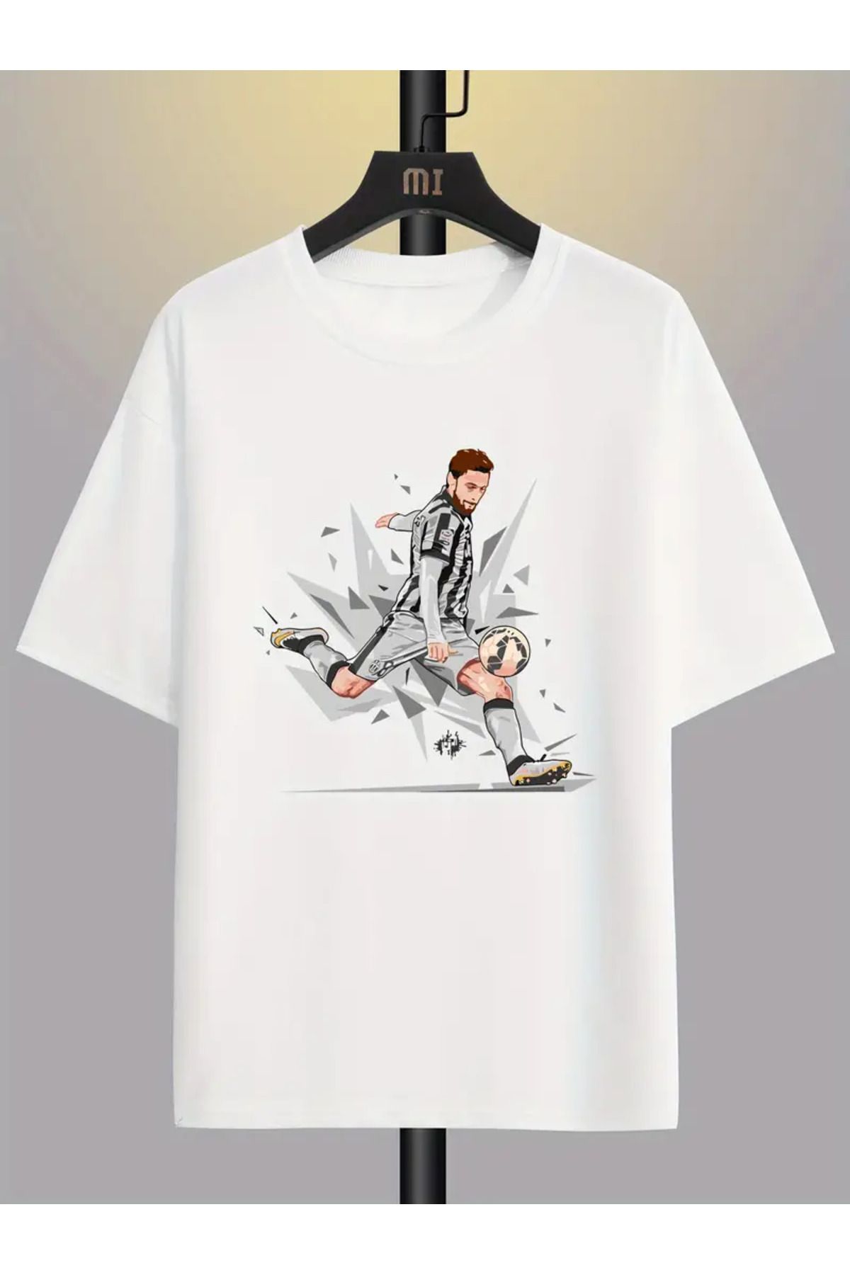 AEMİ Unisex Efsane  8 Numara Baskılı Oversize %100 Pamuklu T-shirt