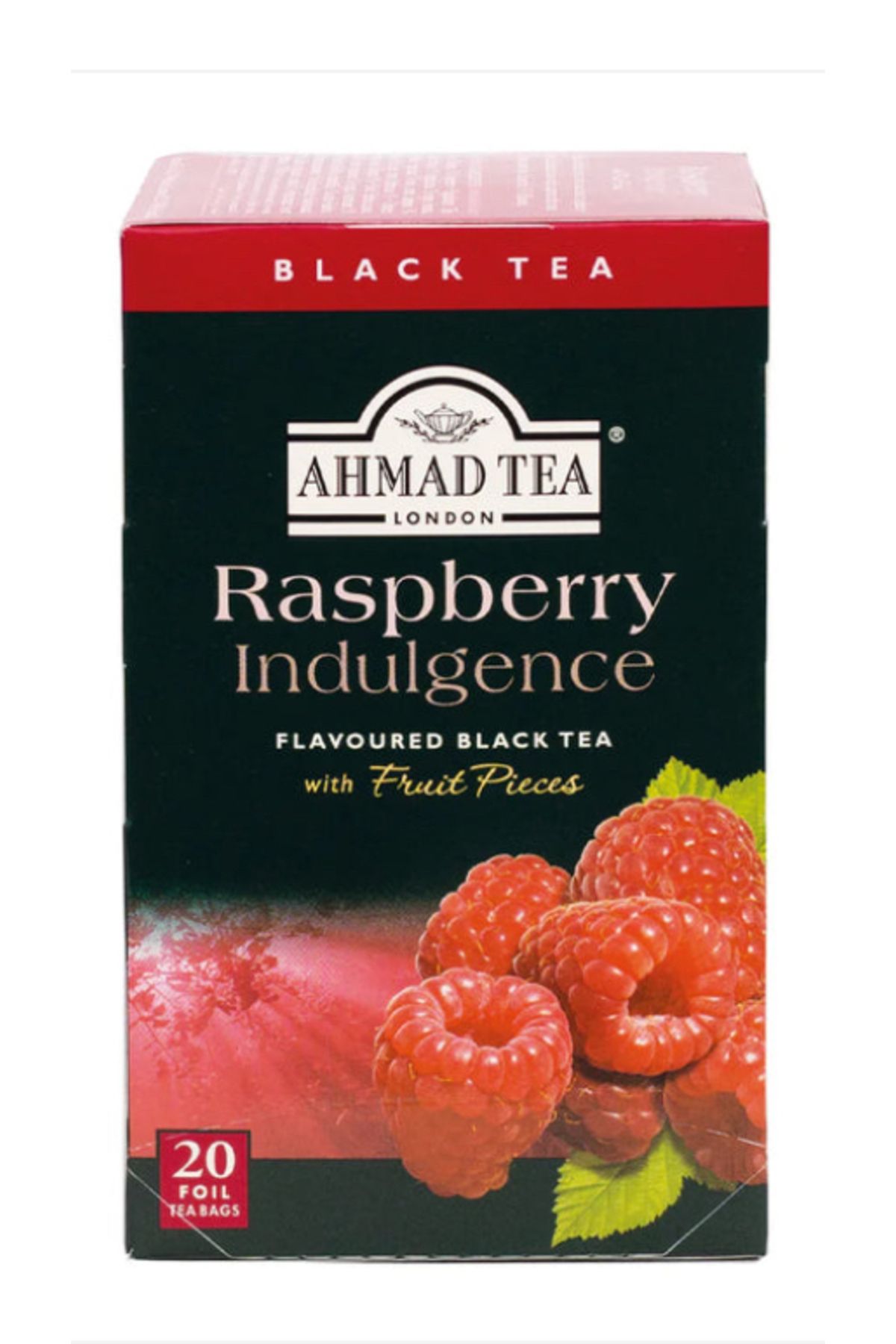 Ahmad Tea Organik ahududulu siyah Çay- Raspberry Indulgence Fruit Black Tea - 20li