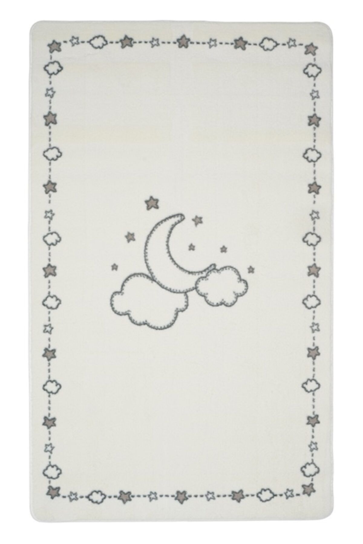 Confetti Baby Clouds 120x180 Gri Bebek Odası Halısı