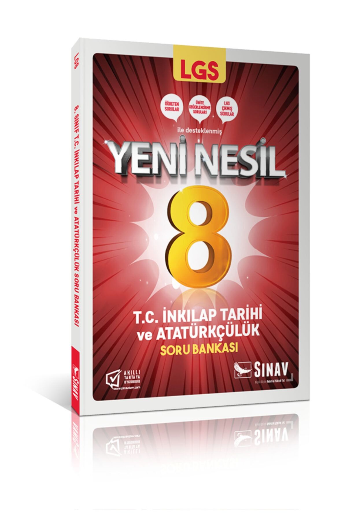 Sınav Yayınları 8. Sınıf Lgs Yeni Nesil T.c. Inkılap Tarihi Ve Atatürkçülük Soru Bankası