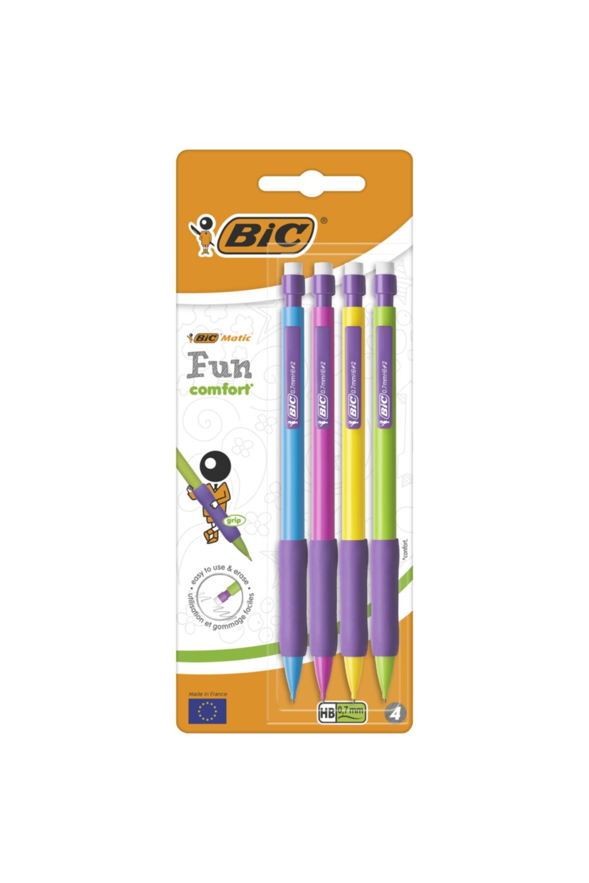 Bic Matic Fun Versatil Uçlu Kalem 4'lü Blister