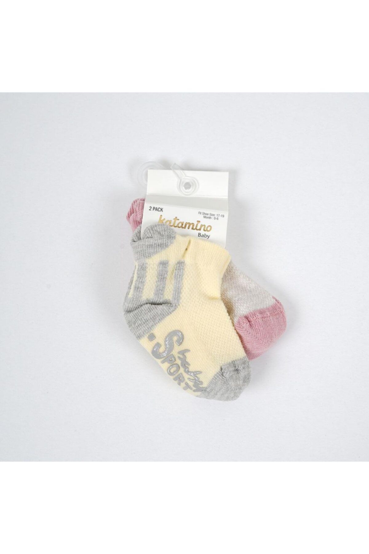 Katamino Morgan 2'li Abs'li Kız Bebek Soket Çorap