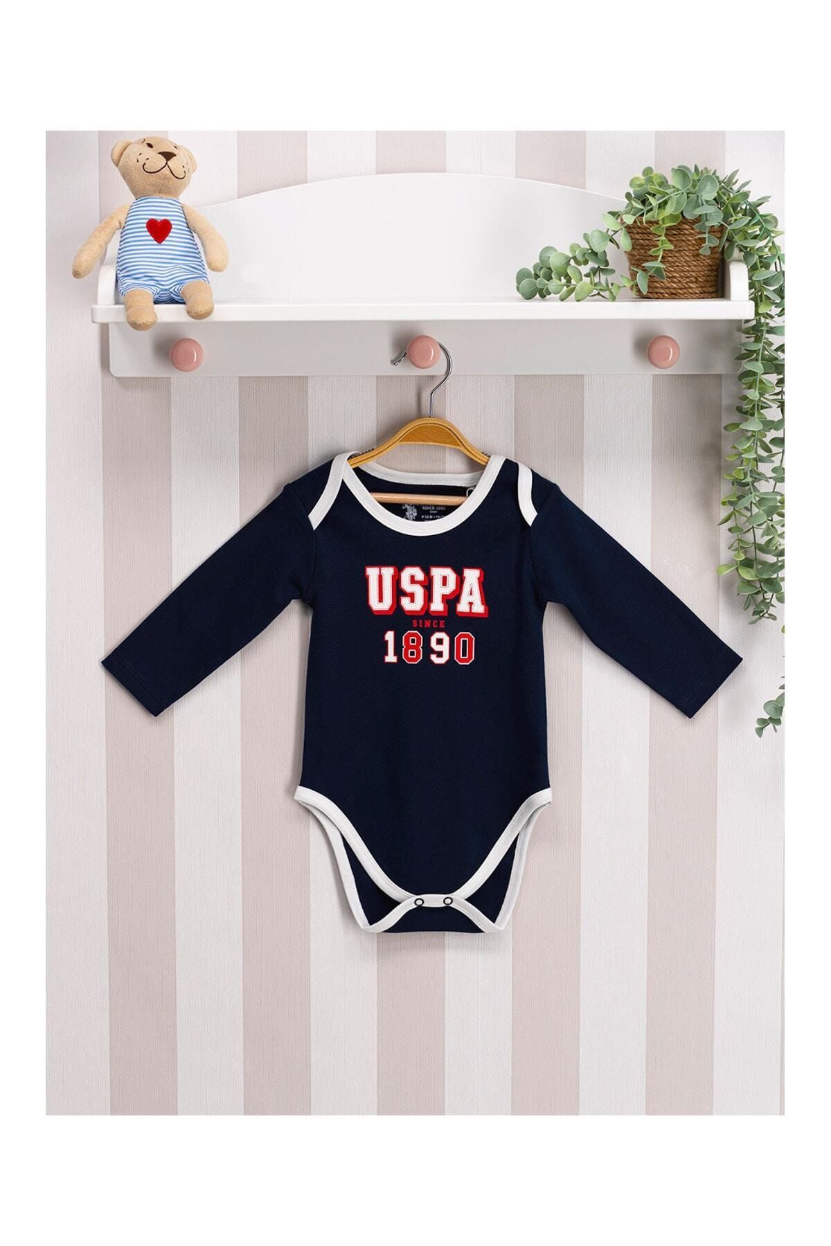U.S. Polo Assn. U.s Polo Assn. Erkek Bebek Çıtçıtlı Badi