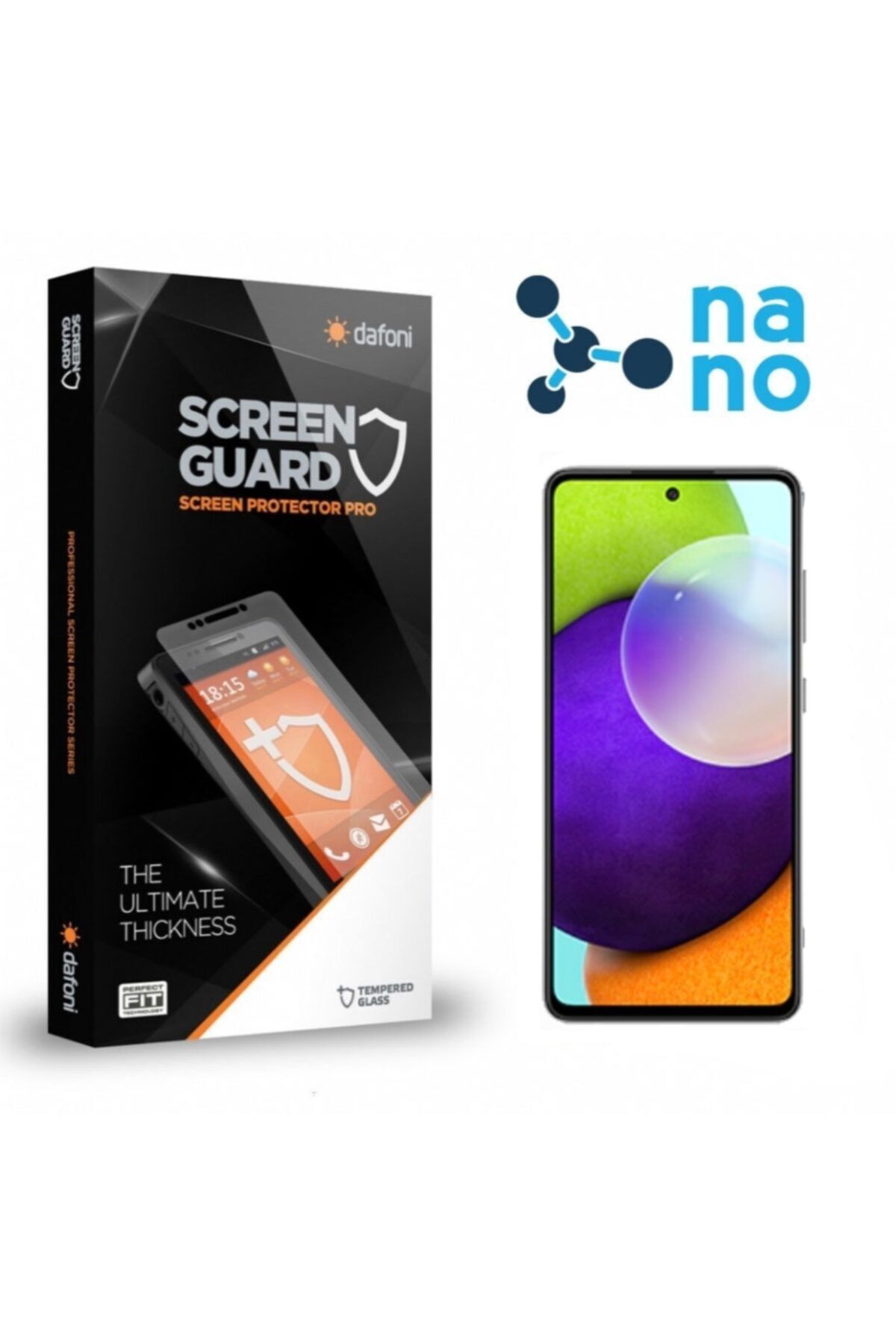 Mobilcadde Dafoni Samsung Galaxy A52 Uyumlu Nano Premium Ekran Koruyucu