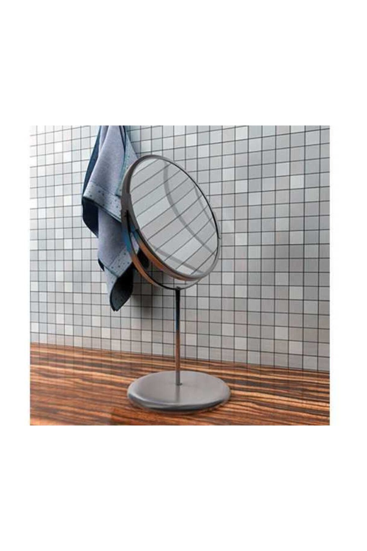 BARBUN Trensum Büyüteçli Çift Taraflı Ayna Makyaj Traş Tıraş Aynası