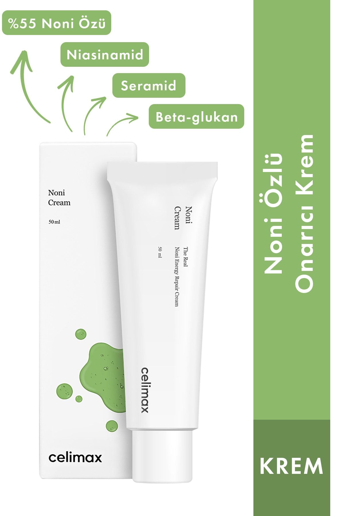 Celimax Özü Ile Cildi Onarıcı Ve Yatıştırıcı Etkili Nemlendirici Krem - Energy Repair Cream 50 ml