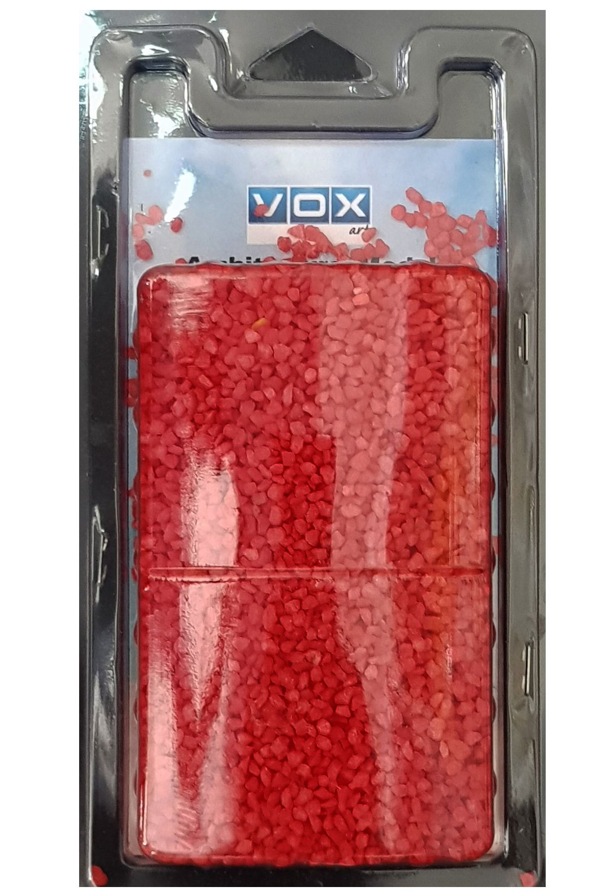 Vox Art Ince Çakıl Taşı - 230 Gr - Kırmızı