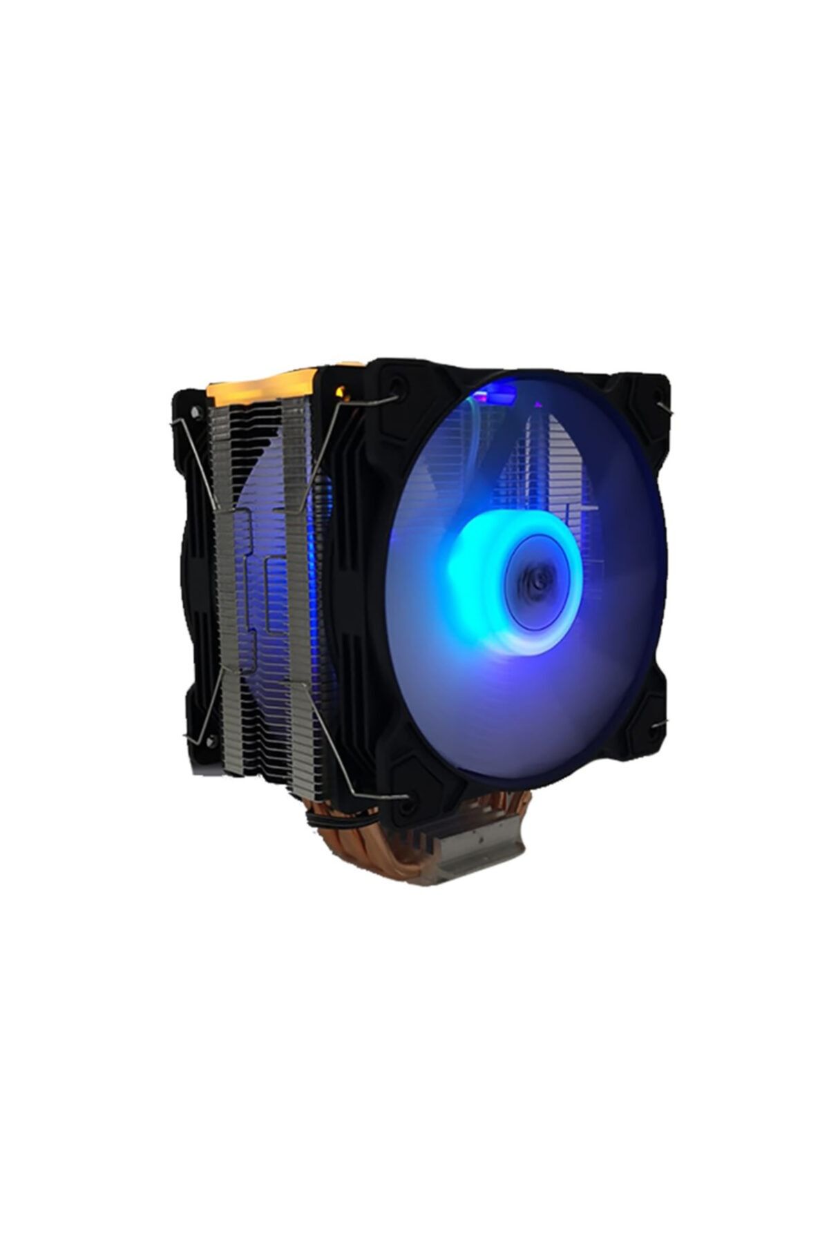 Snowman İntel Uyumlu T5 CPU Soğutucu Fan RGB Light Board Çift Fan