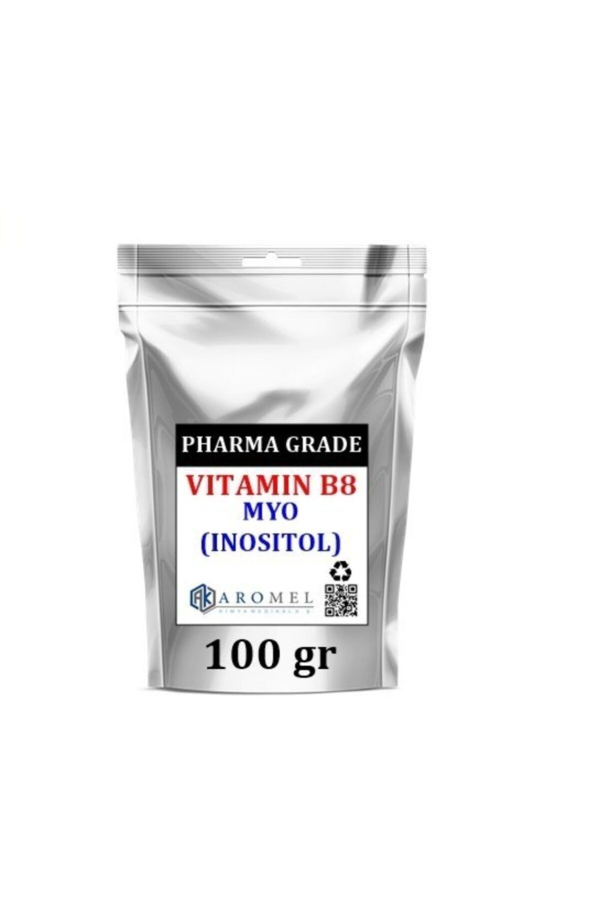 Aromel B8 Vitamini Inositol | 100 Gr | Myo Inositol | Miyo Inositol
