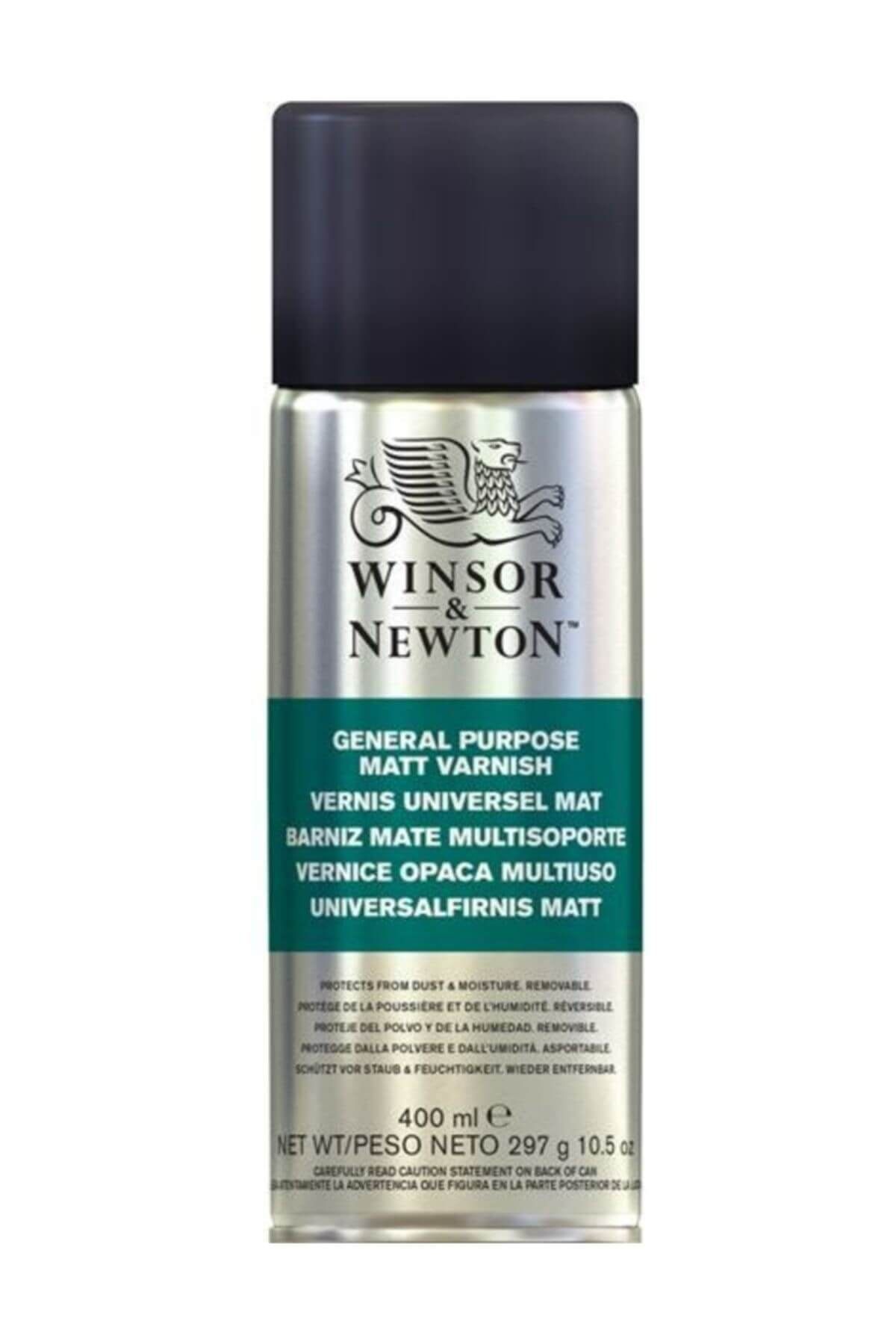 Winsor Newton Winsor & Newton General Purpose Matt Varnish Çok Amaçlı Mat Sprey Vernik 400 ml.