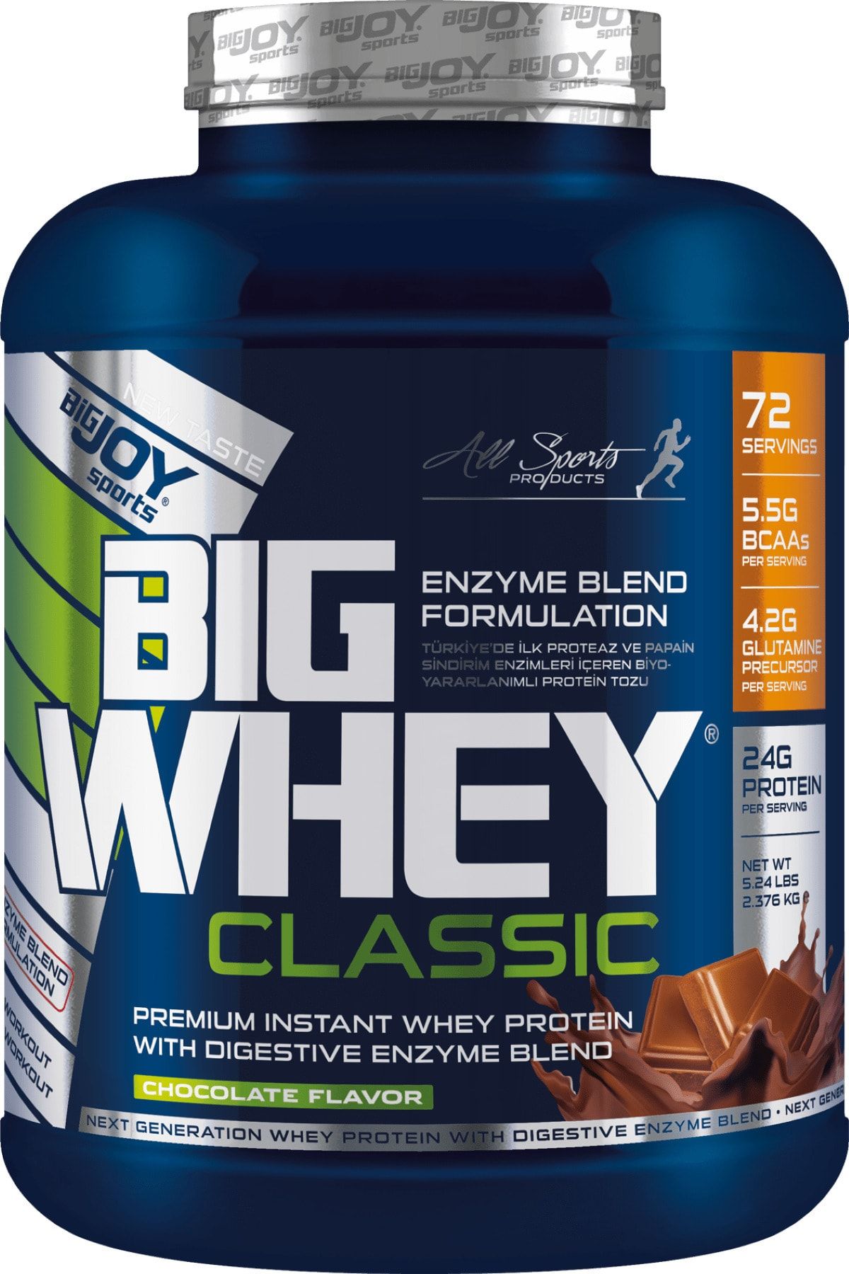 Bigjoy Sports Bigjoy Big Whey Classic 2310 gr Çikolata Aromalı Protein Tozu