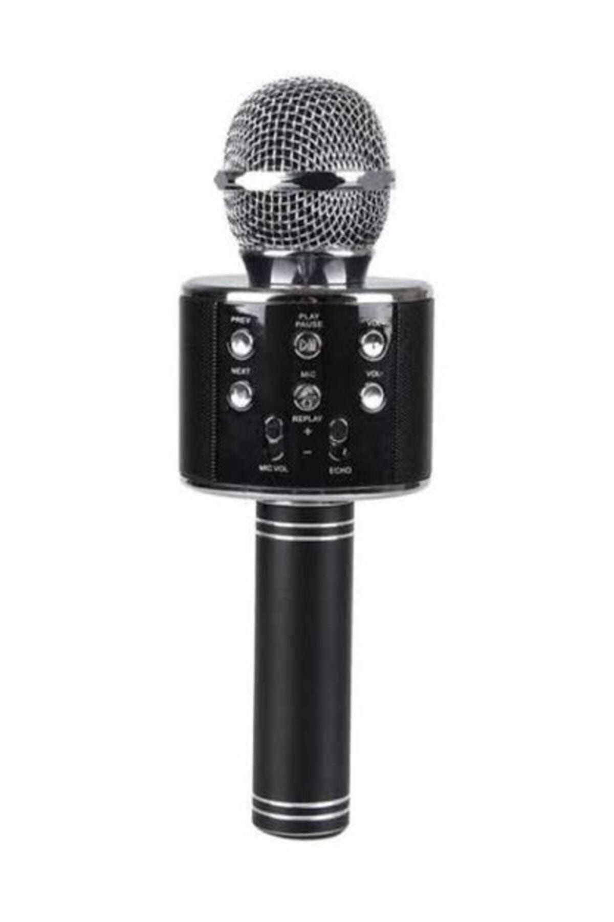 soffany Karaoke Mikrofon Bluetooth Hoparlör Aux Usb Mikro Sd Kart Girişli