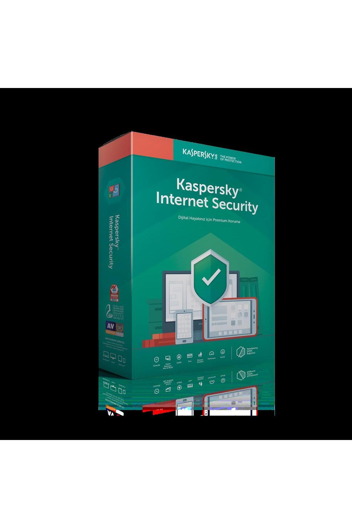 Kaspersky Internet Securıty Türkçe 4 Kullanıcı 1yıl