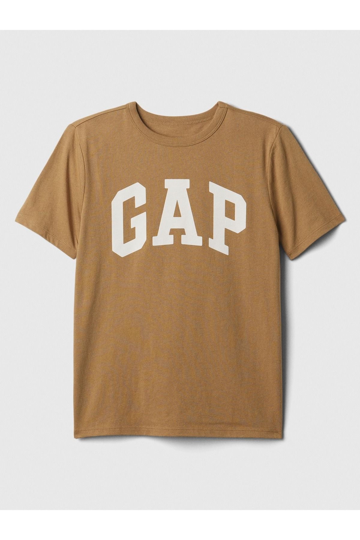 GAP Erkek Çocuk Kahverengi Gap Logo T-Shirt