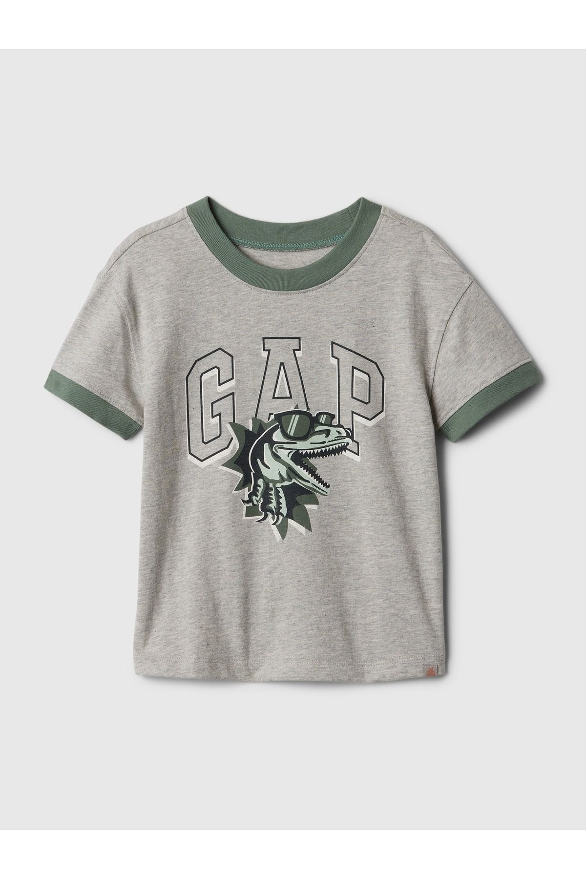 GAP Erkek Bebek Gri Gap Logo T-Shirt
