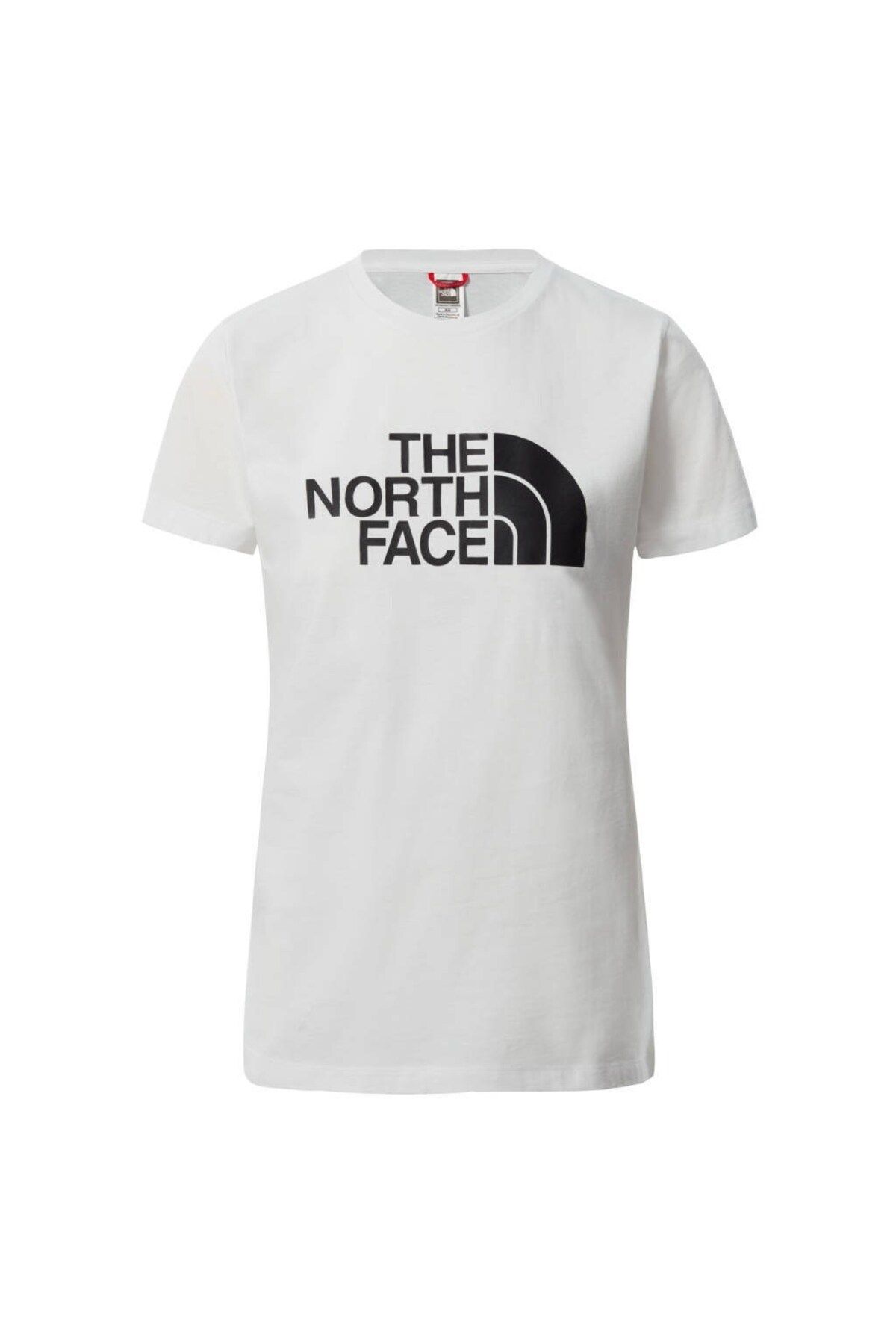 The North Face Easy Kadın Beyaz Baskılı Bisiklet Yaka Tişört