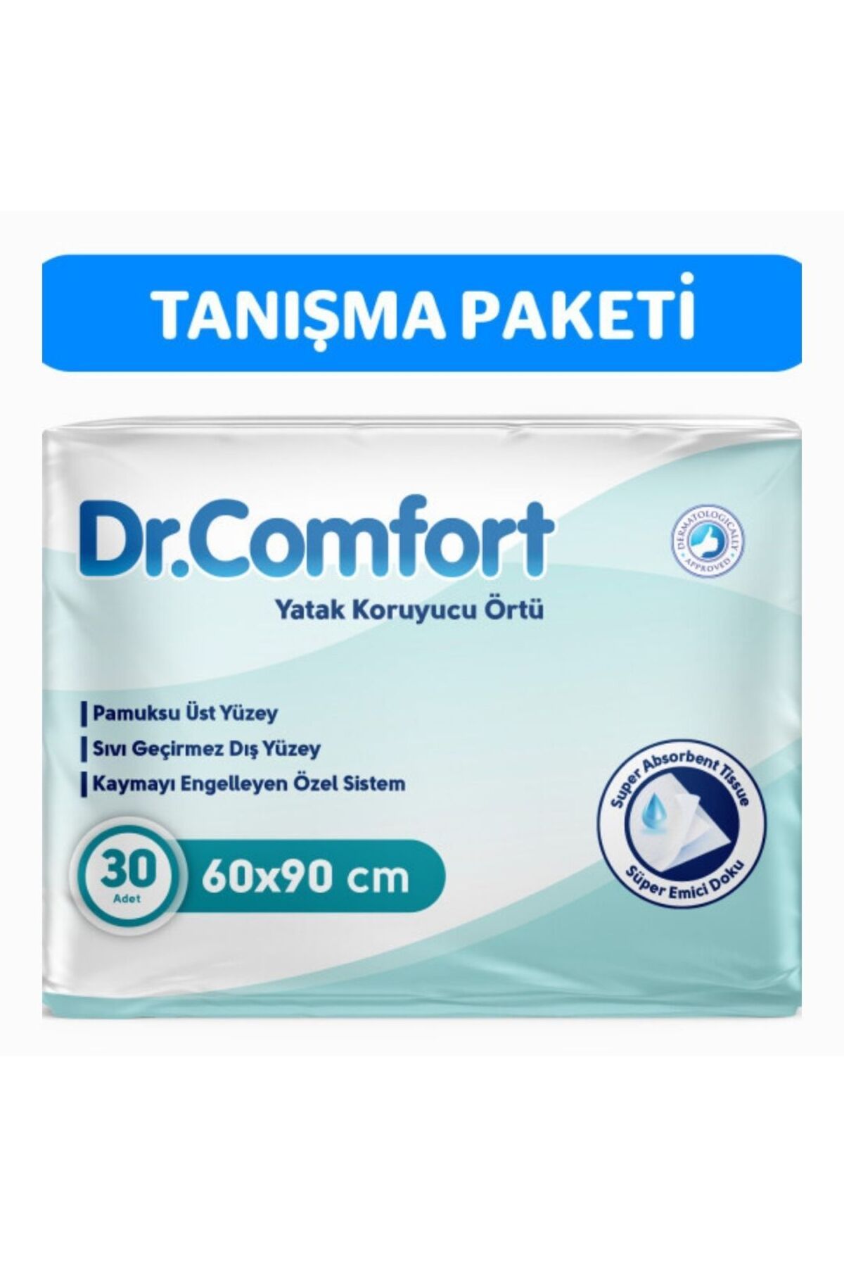 Dr.Comfort Dr Comfort 60x90 Yatak Koruyucu Örtü 30 Adet