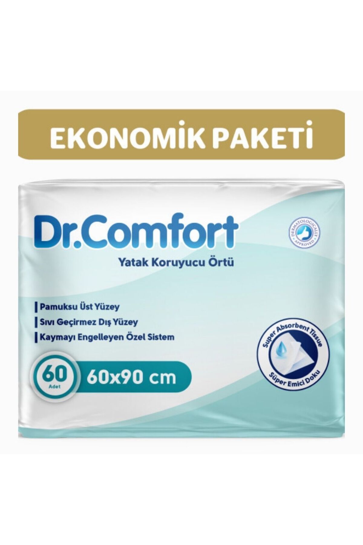 Dr.Comfort Dr Comfort 60x90 Yatak Koruyucu Örtü 60 Adet