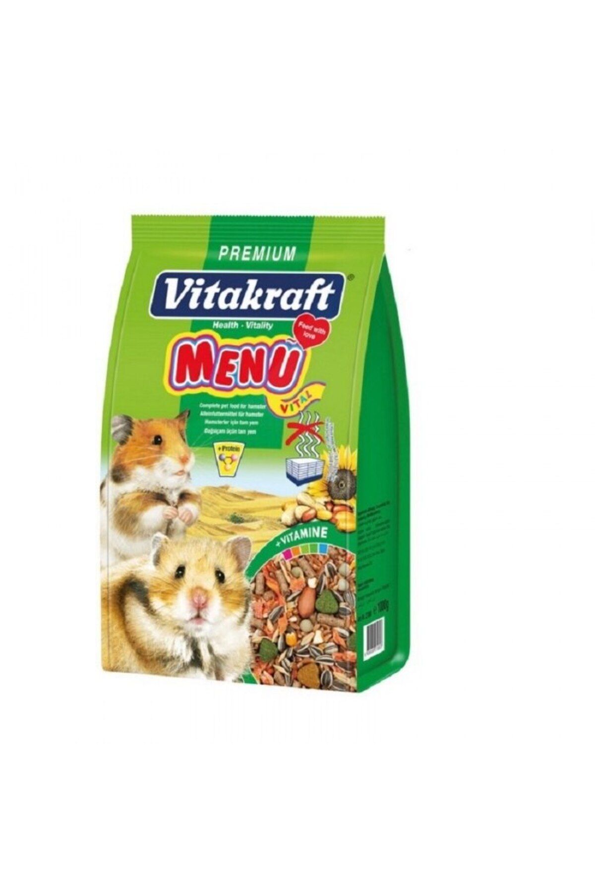 Vitakraft Premium Menü Jod Vital Hamster Yemi 1 Kg