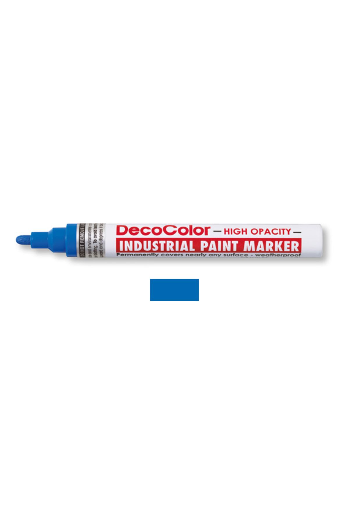 Marvy Markör Industrial Paint Suya Ve Isıya Dayanıklı Fiber Uç 4.5 Mm Mavi 728-12 Li Paket-12-lı-pkt